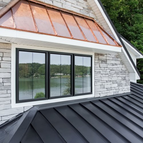Replacement windows with new exterior trim in Paramus, NJ